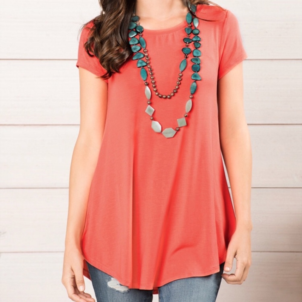 New New Matilda Jane XS Nectarine Dream shirt
